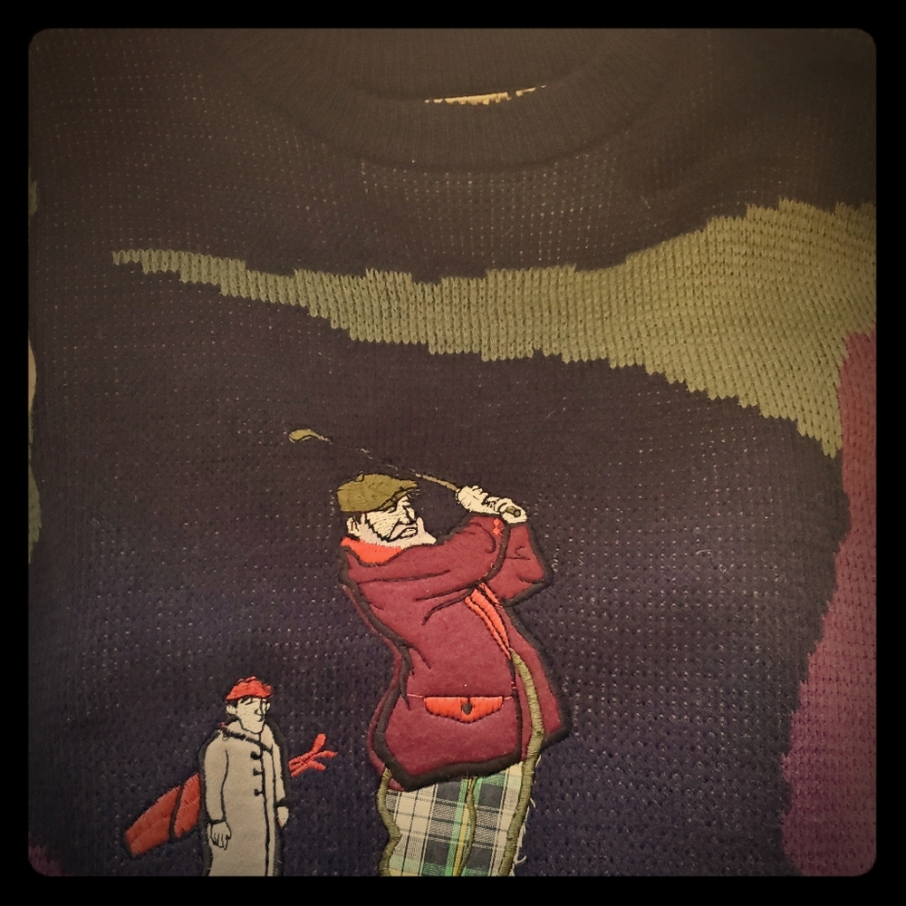 Vintage Ash Creek Golf Sweater